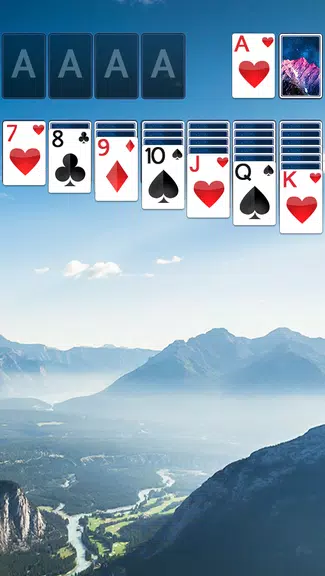 Solitaire Mountain Top Theme Screenshot1