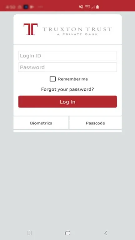 Truxton Trust Mobile Banking Screenshot1