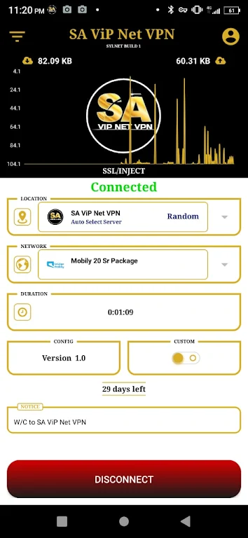 SA VIP NET VPN Screenshot4