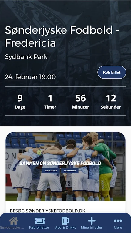 Sønderjyske Fodbold Screenshot1