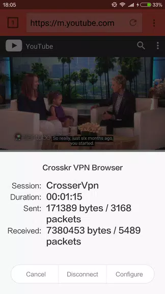 CrossKr VPN Browser Screenshot3