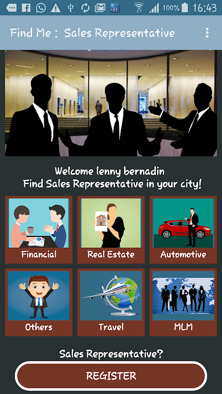 Find Me : Sales Representative Screenshot1