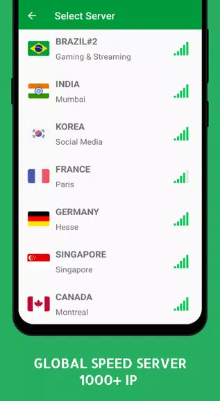 BRAZIL VPN - Secure Proxy VPN Screenshot2