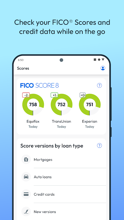 myFICO: FICO Credit Check Screenshot1