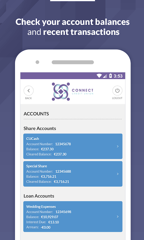 Connect Credit Union Screenshot2