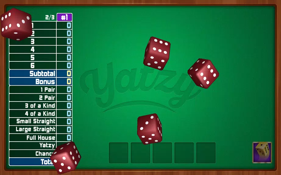 Yatzy Dice Game Screenshot1