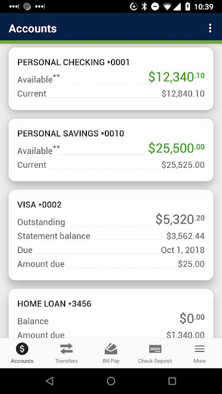 Downeast Credit Union Mobile Screenshot1