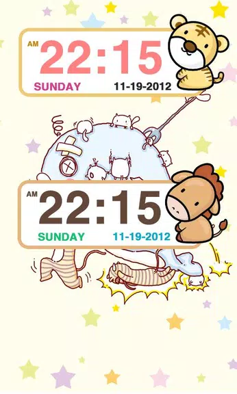 Zodiac sign Clock Widget Screenshot4