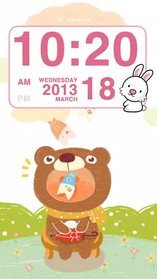 Zodiac sign Clock Widget Screenshot1