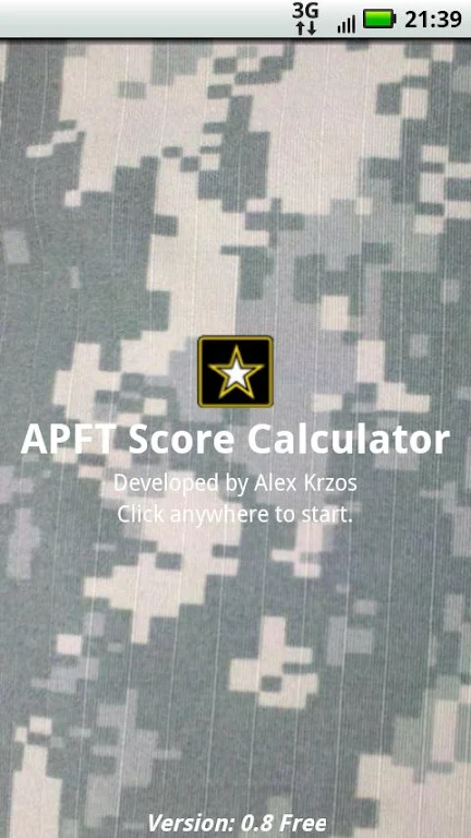 APFT Calculator w/ Score Log Screenshot3