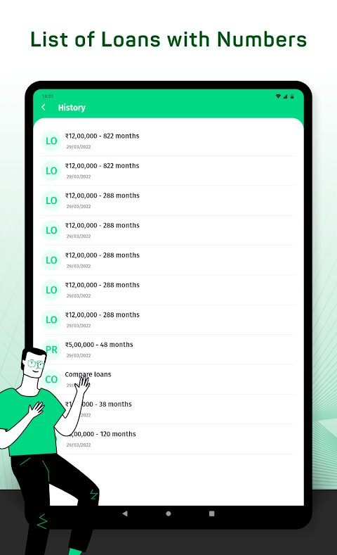 Financial Loan Calculator App Screenshot2