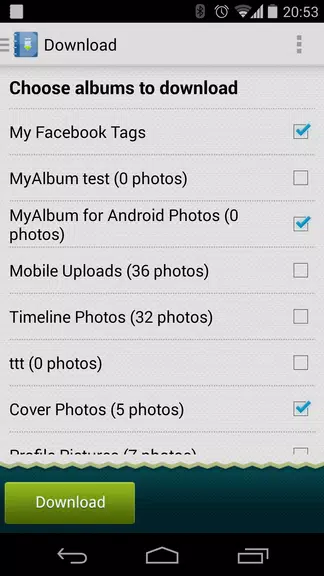 MyAlbum: Social photos manager Screenshot1