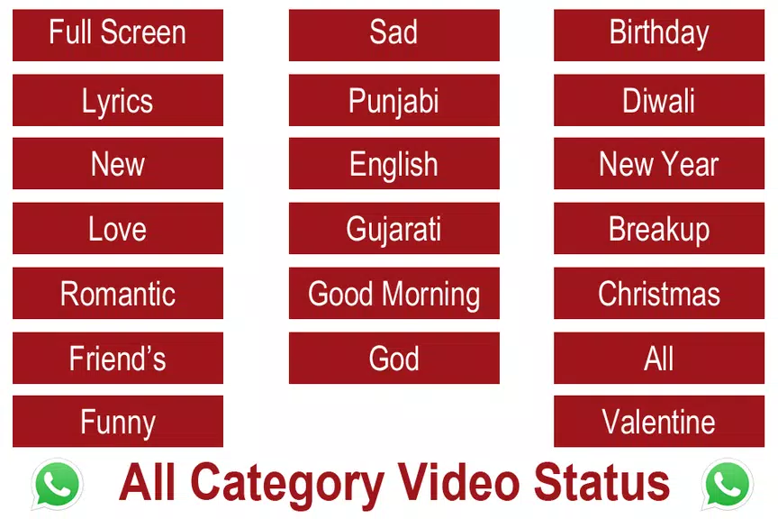 Video Status:Full screen video Status For WhatsApp Screenshot1