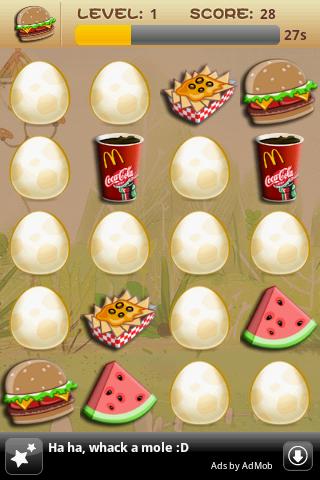 Memory Game For Kids-Fast Food Screenshot1