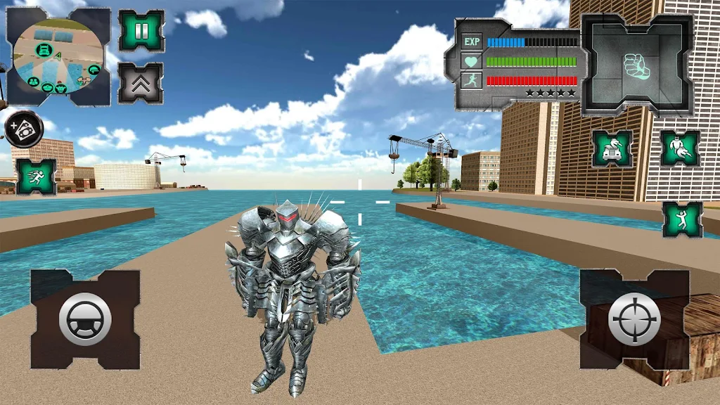 Flying Dragon Robot Simulator :Transformation War Screenshot1