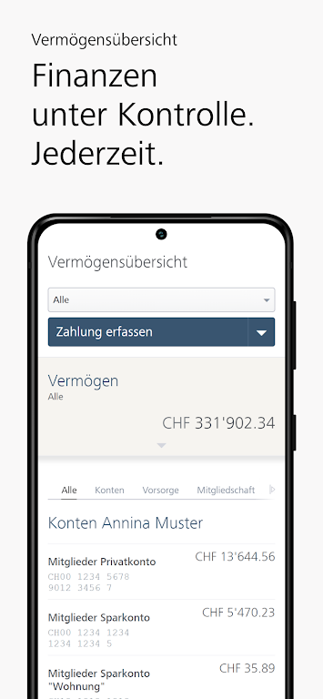 Raiffeisen E-Banking Screenshot3