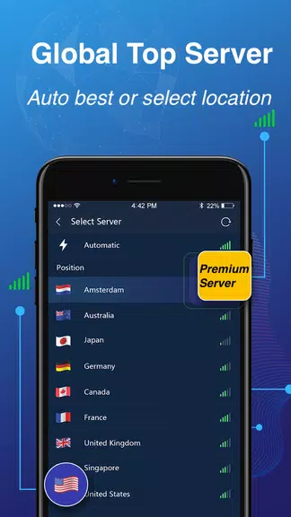 Flash VPN Free - Fast, Unblock & Secure VPN Proxy Screenshot2