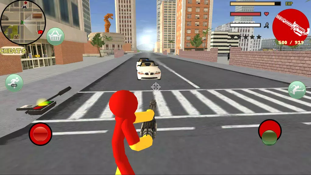 Iron Stickman Rope Hero Gangst Screenshot3