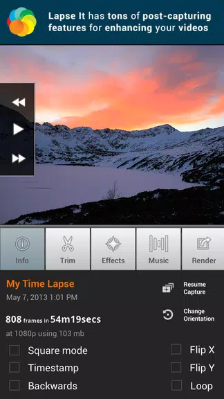 Lapse It • Time Lapse Camera Screenshot2