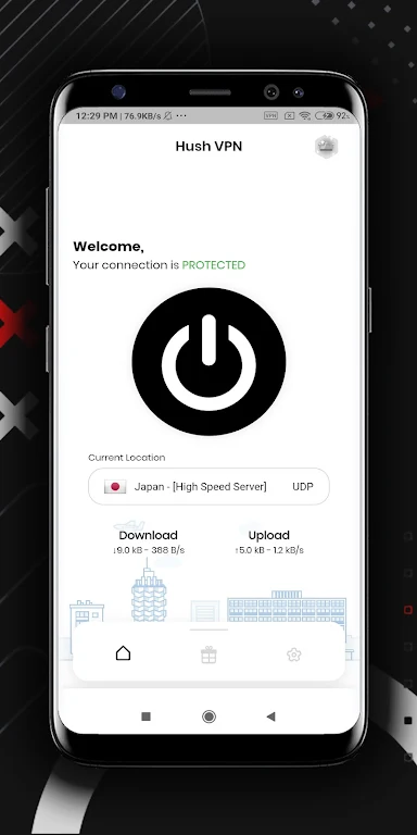 Hush VPN: Best VPN Proxy, Super Fast VPN Proxy App Screenshot3