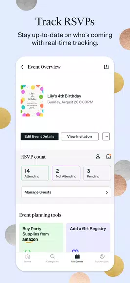 Evite: Email & SMS Invitations Screenshot3