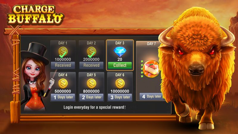 Charge Buffalo Slot-TaDa Games Screenshot3