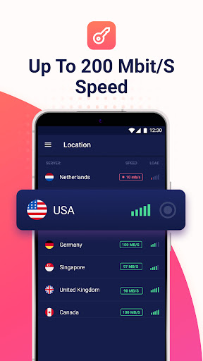 Turbo Fast VPN - Speed 200 MB Screenshot1