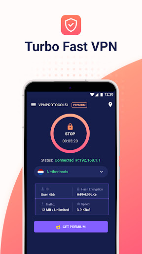 Turbo Fast VPN - Speed 200 MB Screenshot3