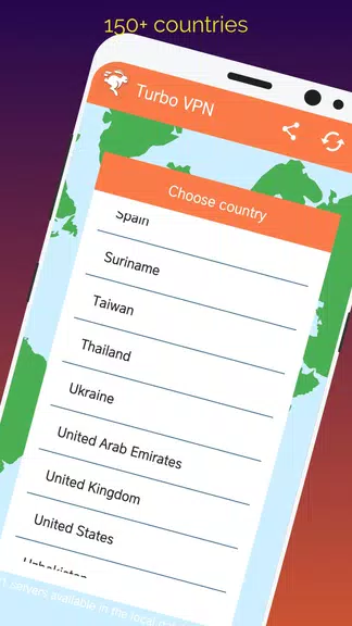 Turbo Fast VPN - Free Unlimited VPN Screenshot2