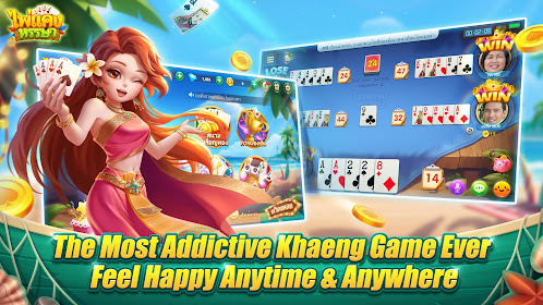 Happy Dummy - with dummy, khaeng card, Poker Screenshot3