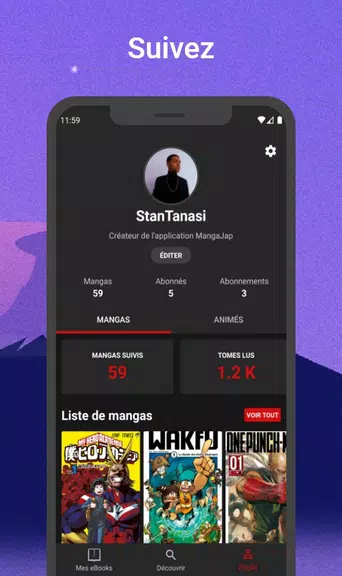 MangaJap - Gérez vos mangas et Screenshot4