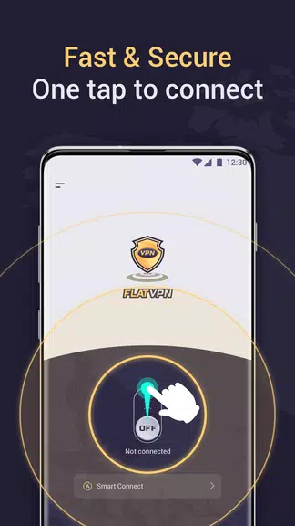Flat VPN - Secure & Fast VPN Service Screenshot1