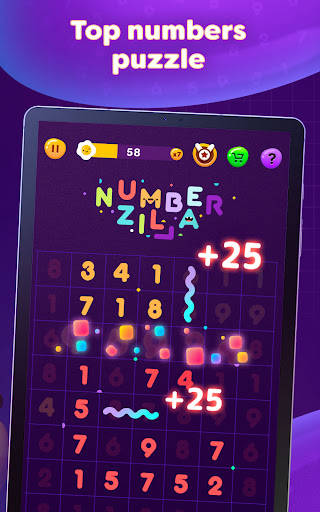 Numberzilla - Number Puzzle | Board Game Screenshot2