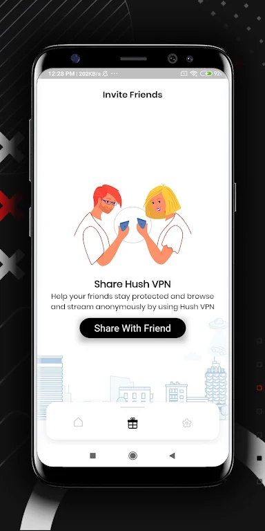 Hush VPN: Best VPN Proxy, Super Fast VPN Proxy App Screenshot1