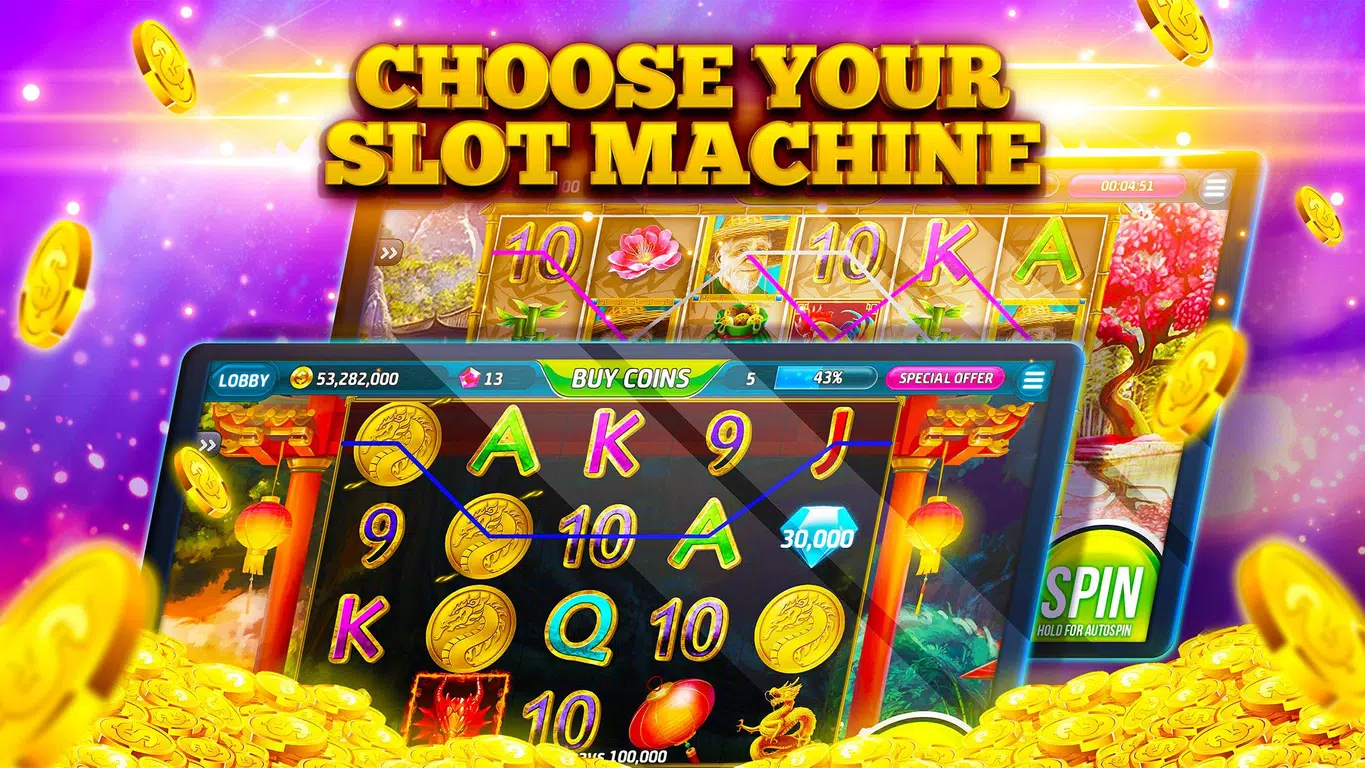 Slots Wolf Magic Mobile Casino Screenshot1