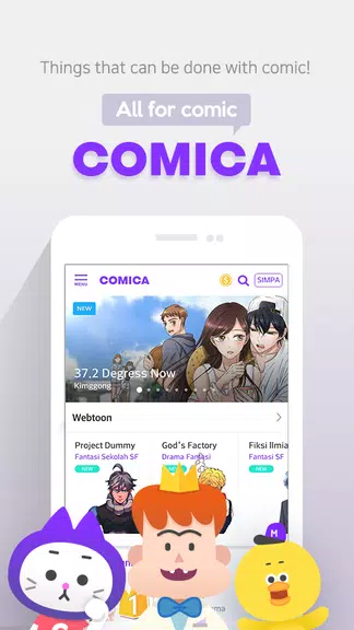 COMICA – Free Webtoon Comic Screenshot1