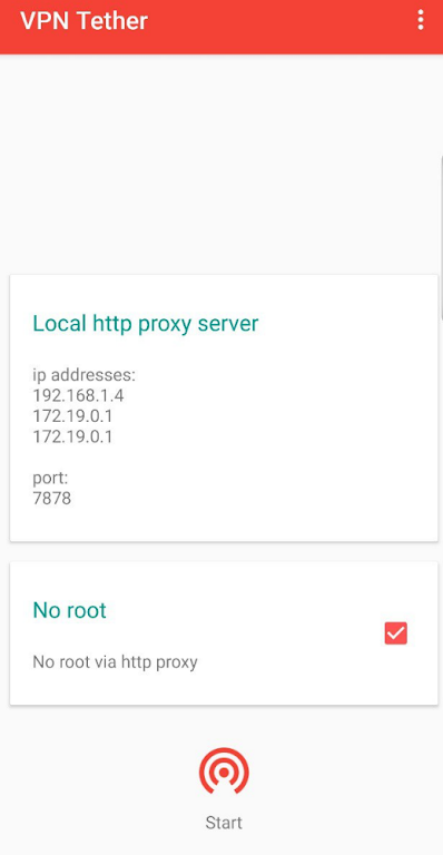 VPN Tether (share VPN connecti Screenshot2