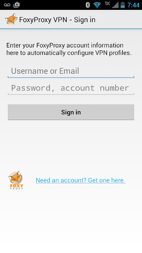 FoxyProxy VPN Screenshot1