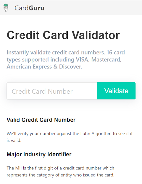 Credit Card Validator - CardGu Screenshot2