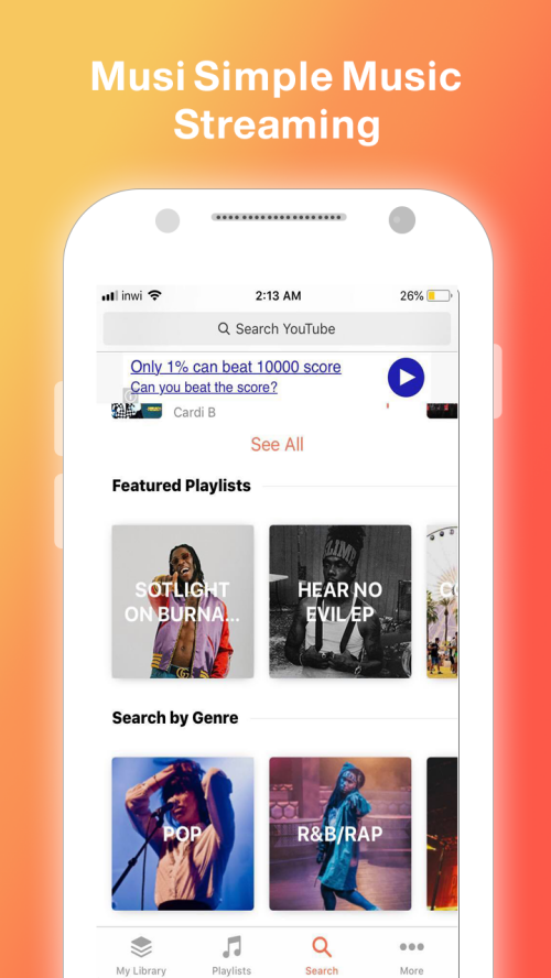 Musi : Simple Music Streaming Advice 2019 Screenshot3