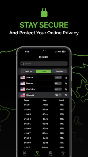 IPVanish: VPN Location Changer Screenshot3