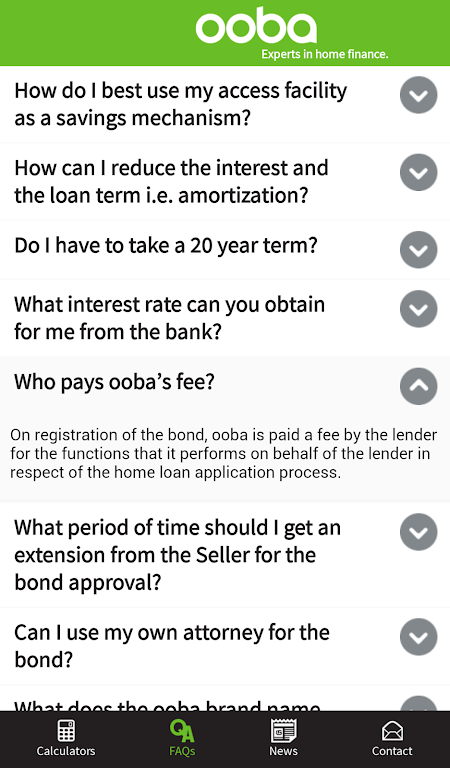 ooba Home Loans Calculators Screenshot3