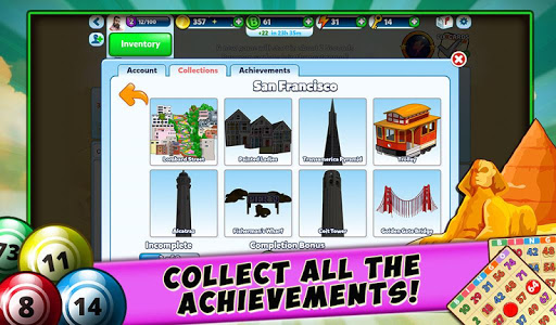 Bingo - Secret Cities - Free Travel Casino Game Screenshot2