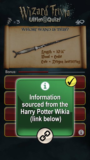 Harry Potter Wizard Quiz: U8Q Screenshot1