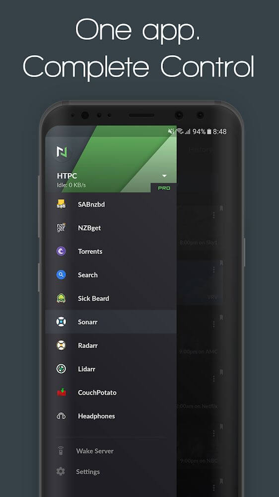 nzb360 – Sonarr / Radarr / SAB Mod Screenshot1