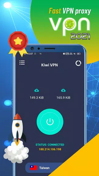 Kiwi VPN - Unlimited Proxy & Unblock Site Screenshot1