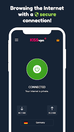 KISSvpn - Unlimited & Free Fast Proxy VPN Screenshot2