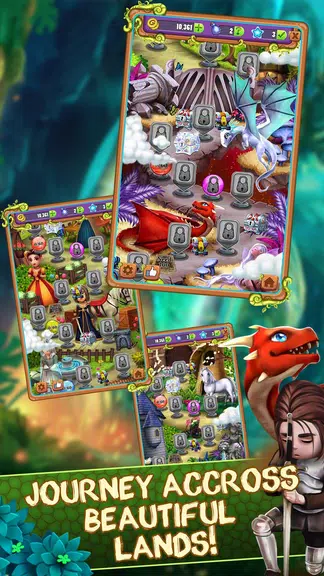 Mahjong Blitz - Land of Knights & Dragons Screenshot1