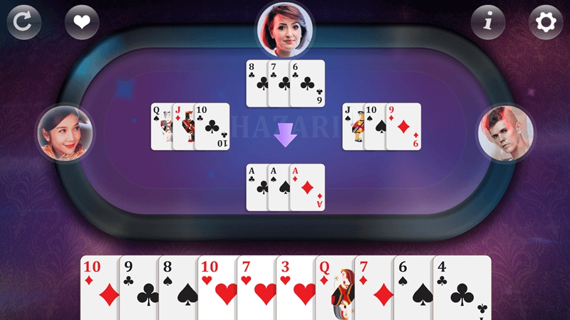 Hazari - Card Game Screenshot1