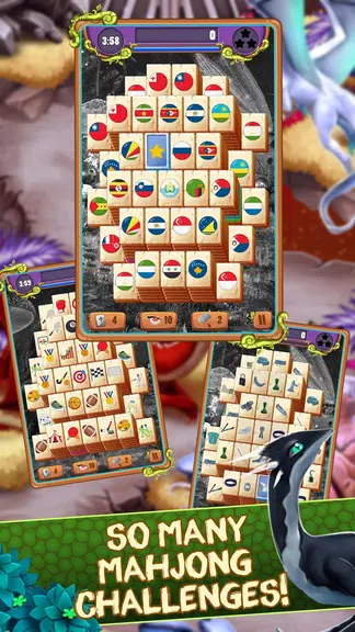 Mahjong Blitz - Land of Knights & Dragons Screenshot2